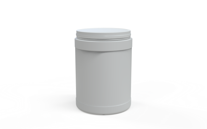 2000ml HDPE Round Jar